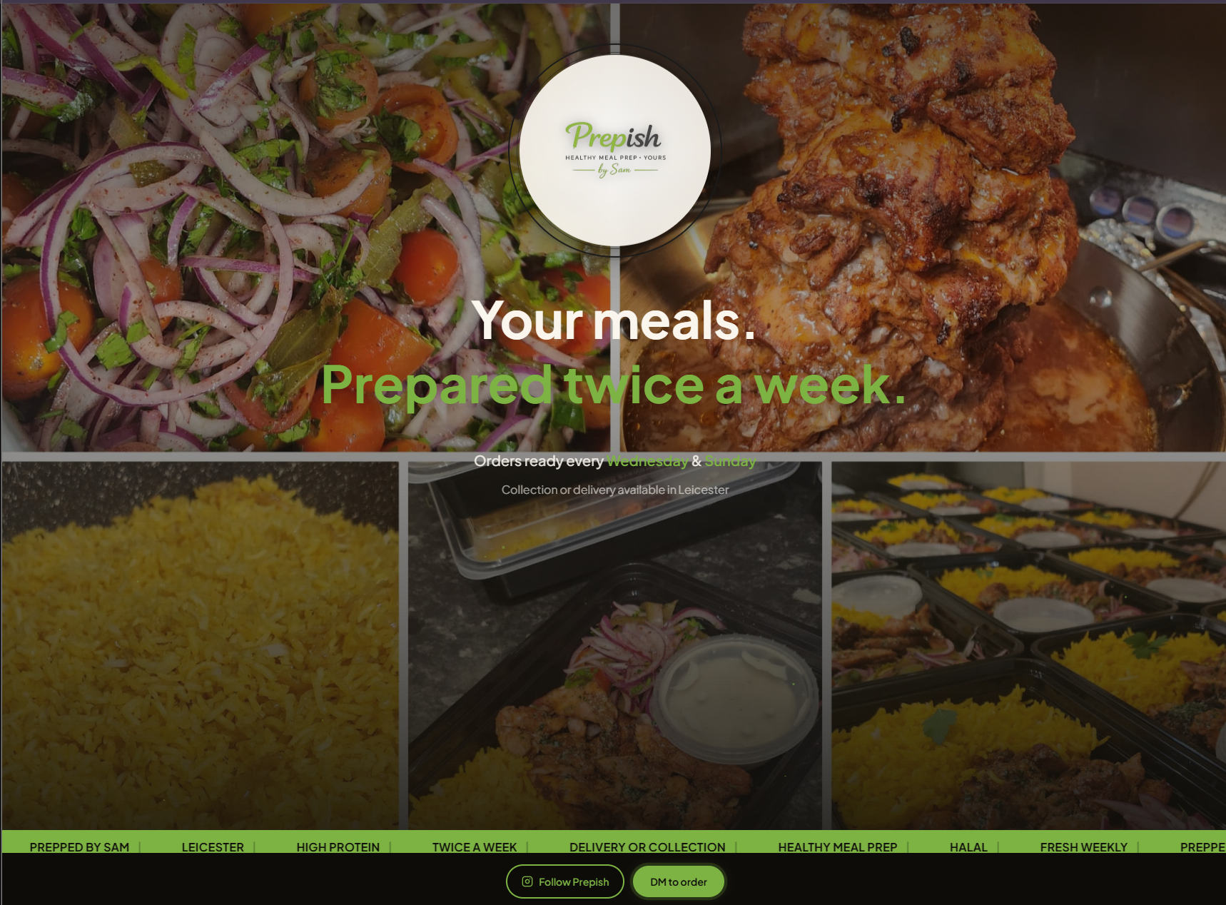 Prepish website screenshot